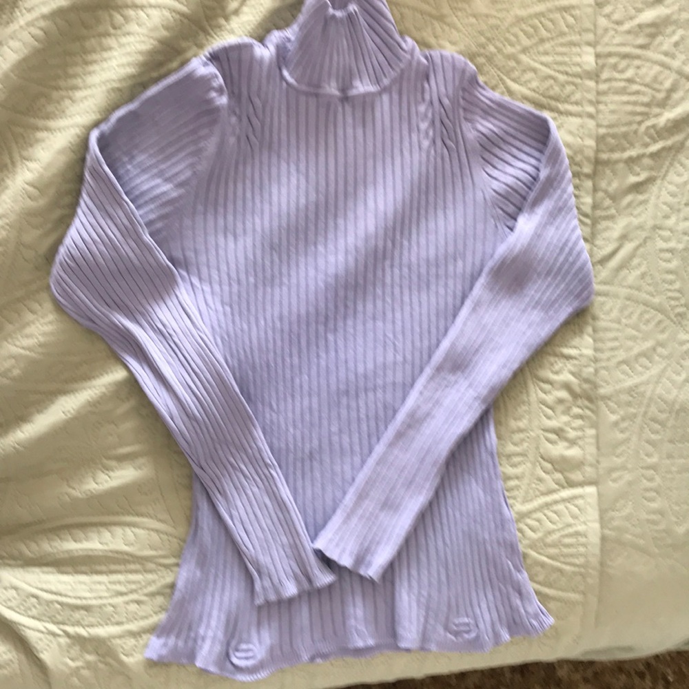 Mock next sweater  made of 54% silk